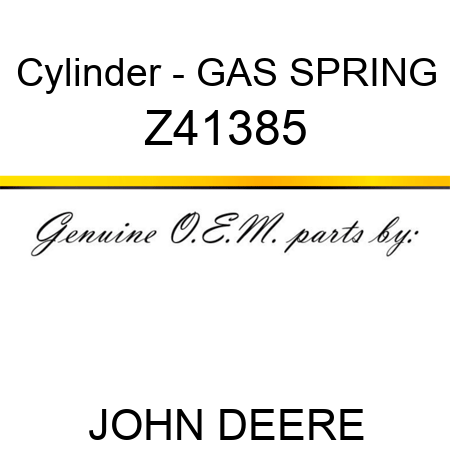 Cylinder - GAS SPRING Z41385