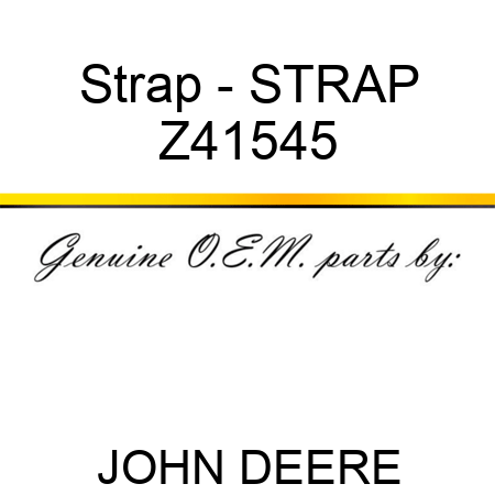 Strap - STRAP Z41545