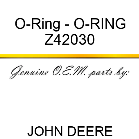 O-Ring - O-RING Z42030
