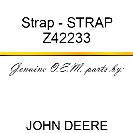 Strap - STRAP Z42233