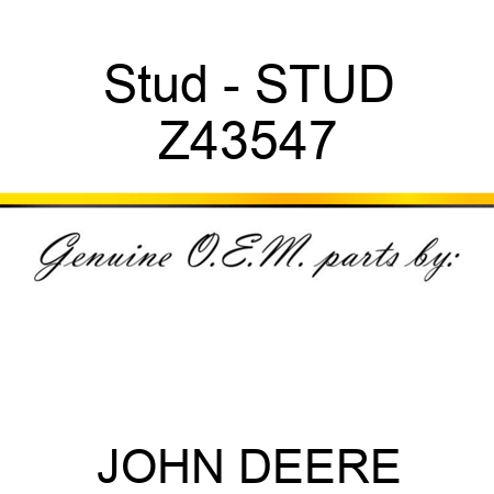 Stud - STUD Z43547