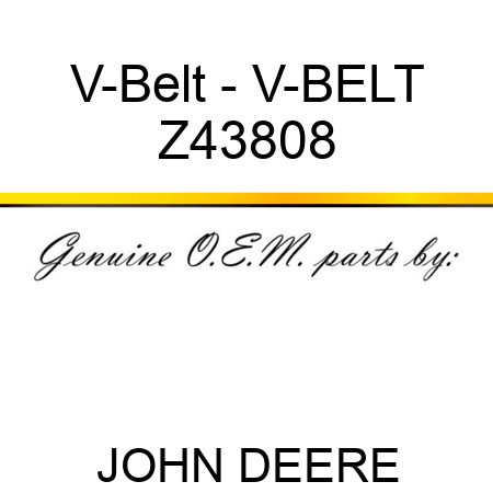 V-Belt - V-BELT Z43808