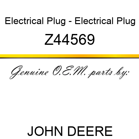 Electrical Plug - Electrical Plug Z44569