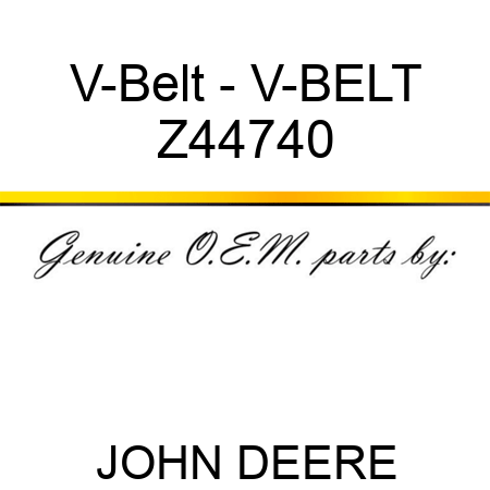 V-Belt - V-BELT Z44740