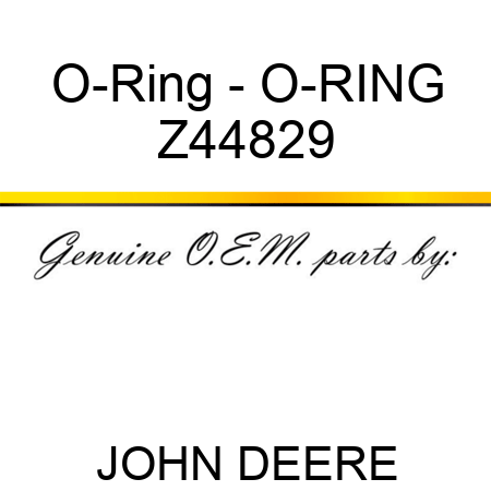 O-Ring - O-RING Z44829