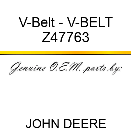 V-Belt - V-BELT Z47763