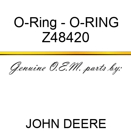 O-Ring - O-RING Z48420