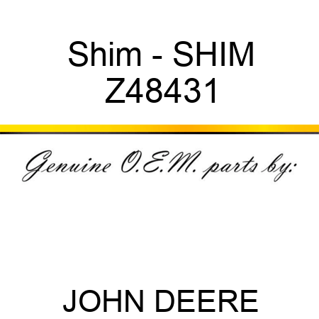 Shim - SHIM Z48431