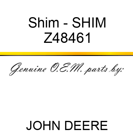 Shim - SHIM Z48461