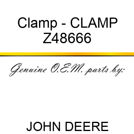 Clamp - CLAMP Z48666