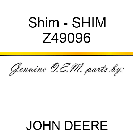 Shim - SHIM Z49096