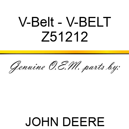 V-Belt - V-BELT Z51212