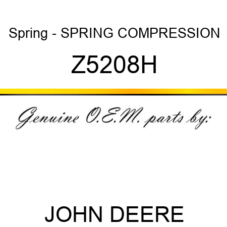 Spring - SPRING COMPRESSION Z5208H