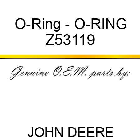 O-Ring - O-RING Z53119