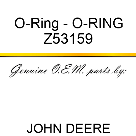 O-Ring - O-RING Z53159