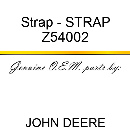 Strap - STRAP Z54002