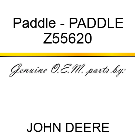 Paddle - PADDLE Z55620