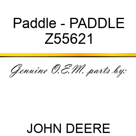 Paddle - PADDLE Z55621