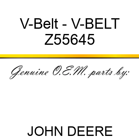 V-Belt - V-BELT Z55645