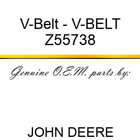 V-Belt - V-BELT Z55738
