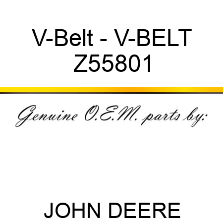 V-Belt - V-BELT Z55801