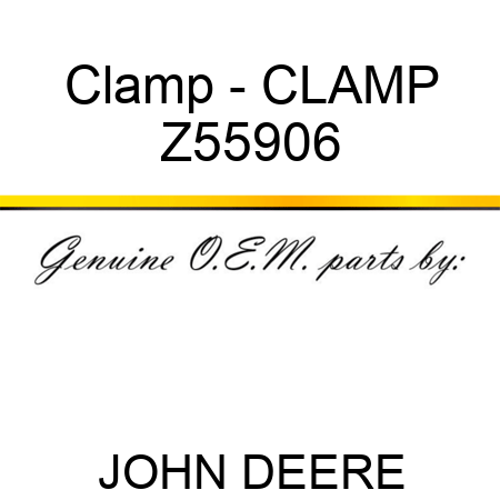 Clamp - CLAMP Z55906