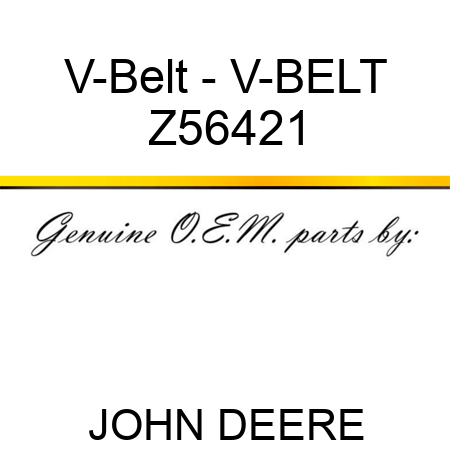 V-Belt - V-BELT Z56421