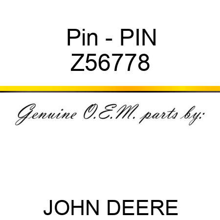 Pin - PIN Z56778
