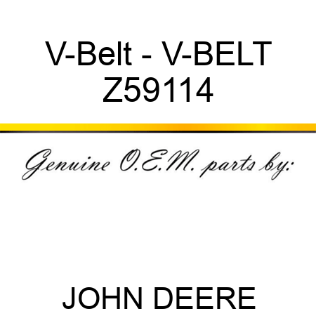V-Belt - V-BELT Z59114