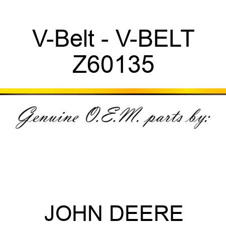 V-Belt - V-BELT Z60135