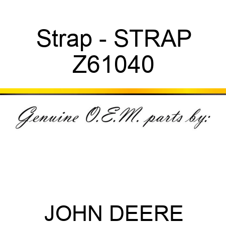 Strap - STRAP Z61040