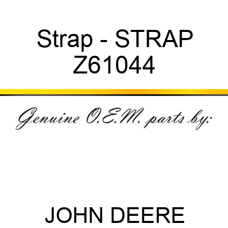 Strap - STRAP Z61044