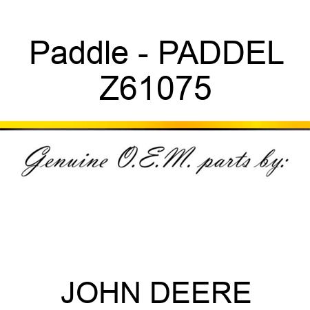 Paddle - PADDEL Z61075