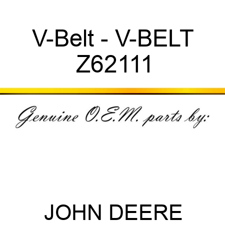 V-Belt - V-BELT Z62111