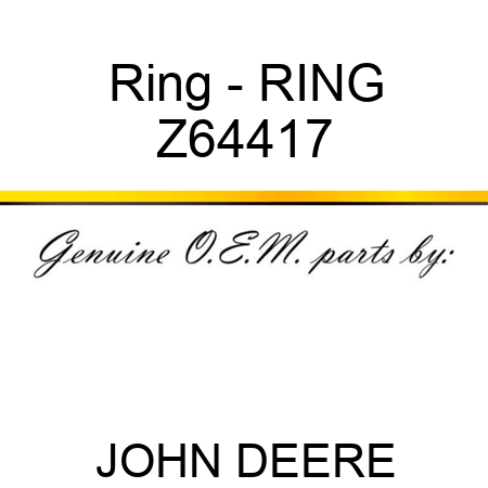Ring - RING Z64417