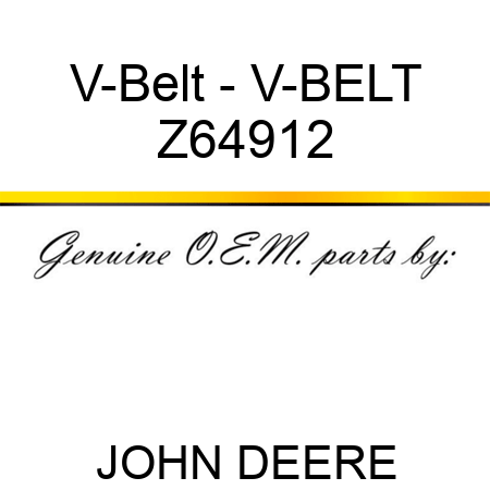 V-Belt - V-BELT Z64912