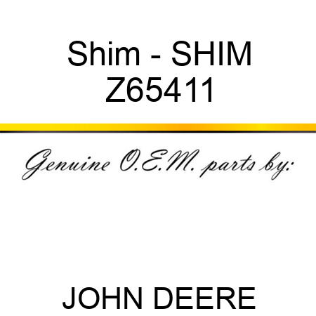 Shim - SHIM Z65411