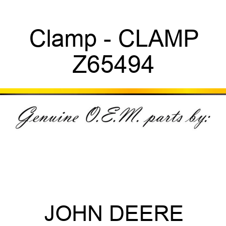 Clamp - CLAMP Z65494