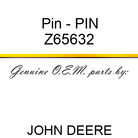 Pin - PIN Z65632