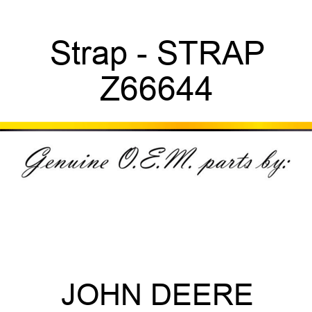 Strap - STRAP Z66644