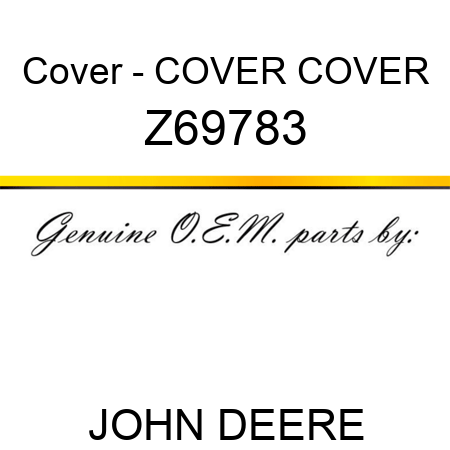 Cover - COVER, COVER Z69783