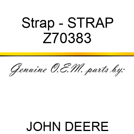 Strap - STRAP Z70383