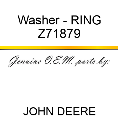 Washer - RING Z71879