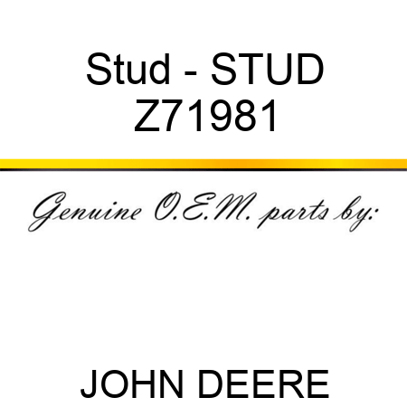 Stud - STUD Z71981