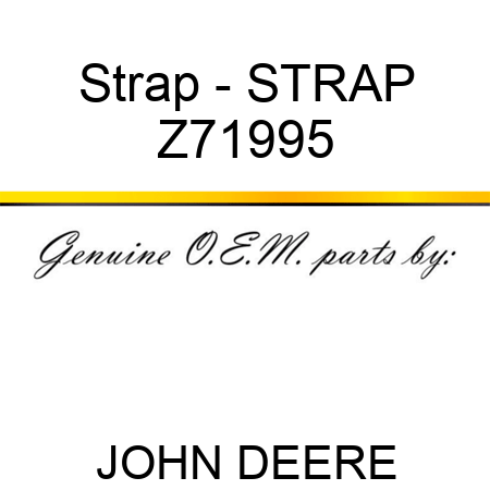 Strap - STRAP Z71995