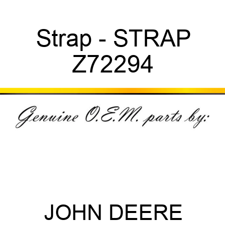 Strap - STRAP Z72294