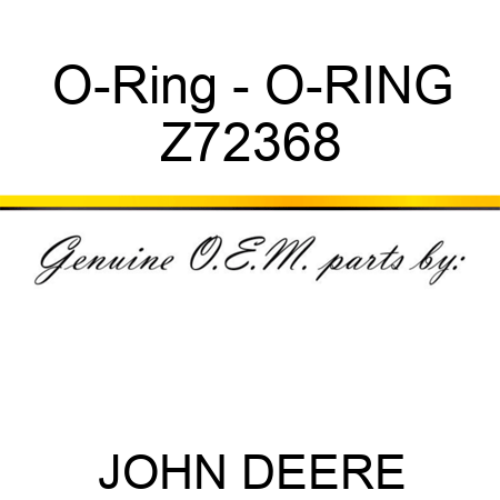 O-Ring - O-RING Z72368