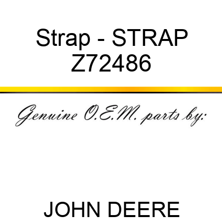 Strap - STRAP Z72486