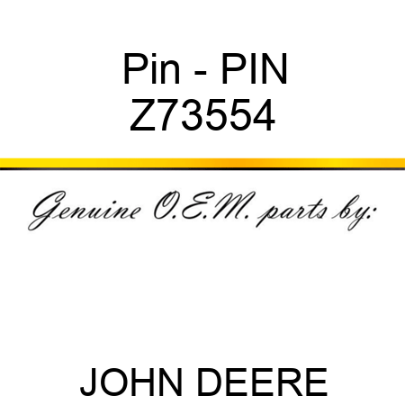 Pin - PIN Z73554