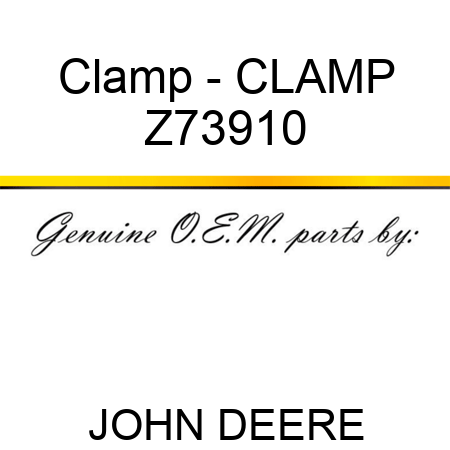 Clamp - CLAMP Z73910